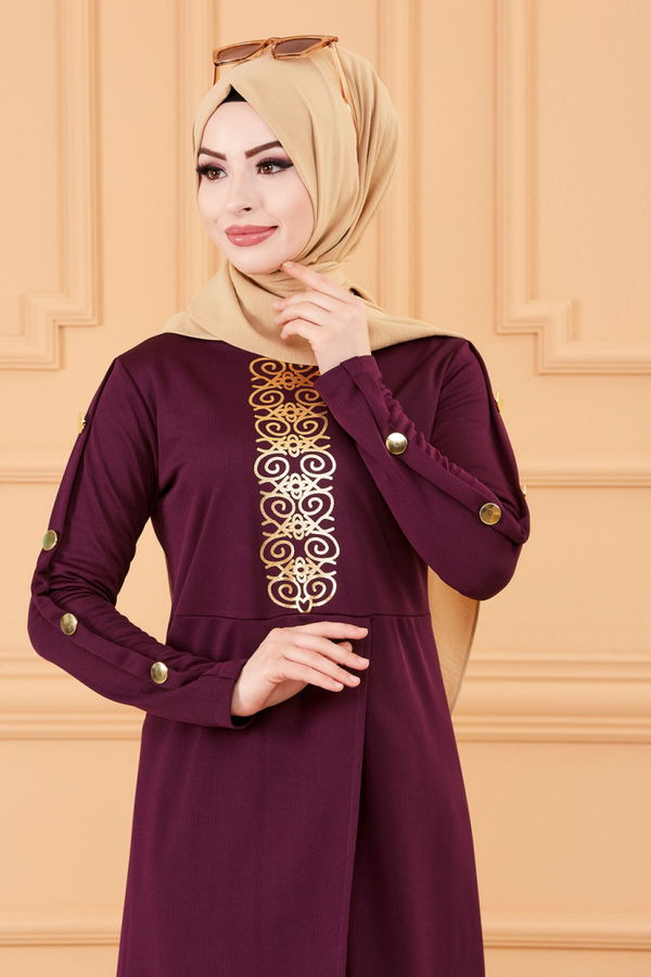 TUNIK PANTOLON Mürdüm - 3643 MÜRDÜM