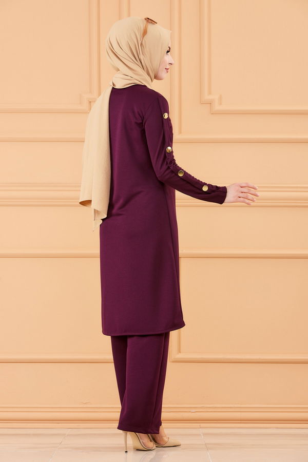 TUNIK PANTOLON Mürdüm - 3643 MÜRDÜM