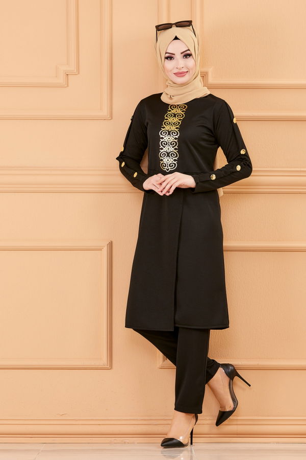 TUNIK PANTOLON Siyah - 3643
