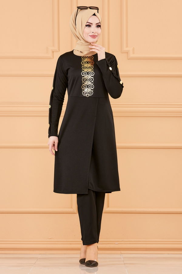TUNIK PANTOLON Siyah - 3643