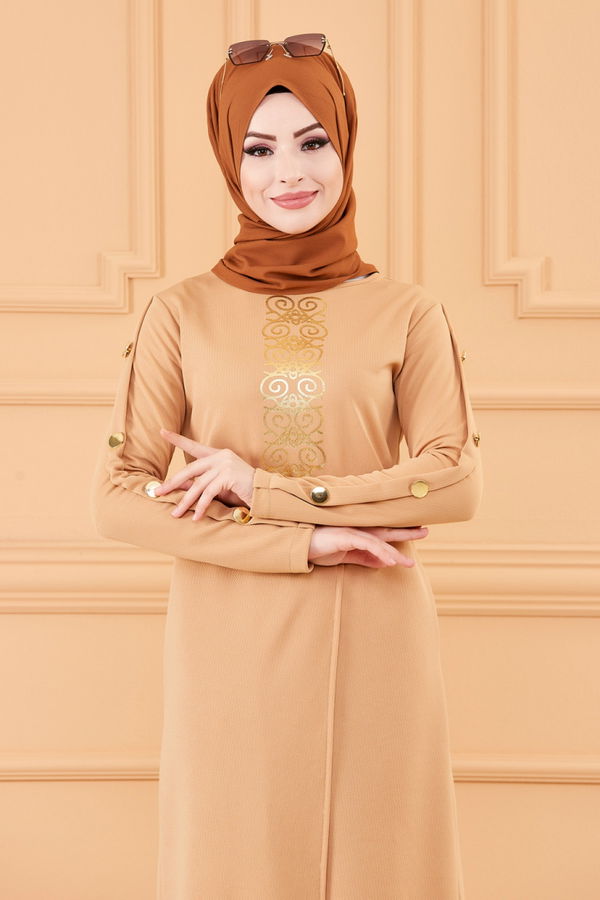 TUNIK PANTOLON Vizon - 3643 VİZON