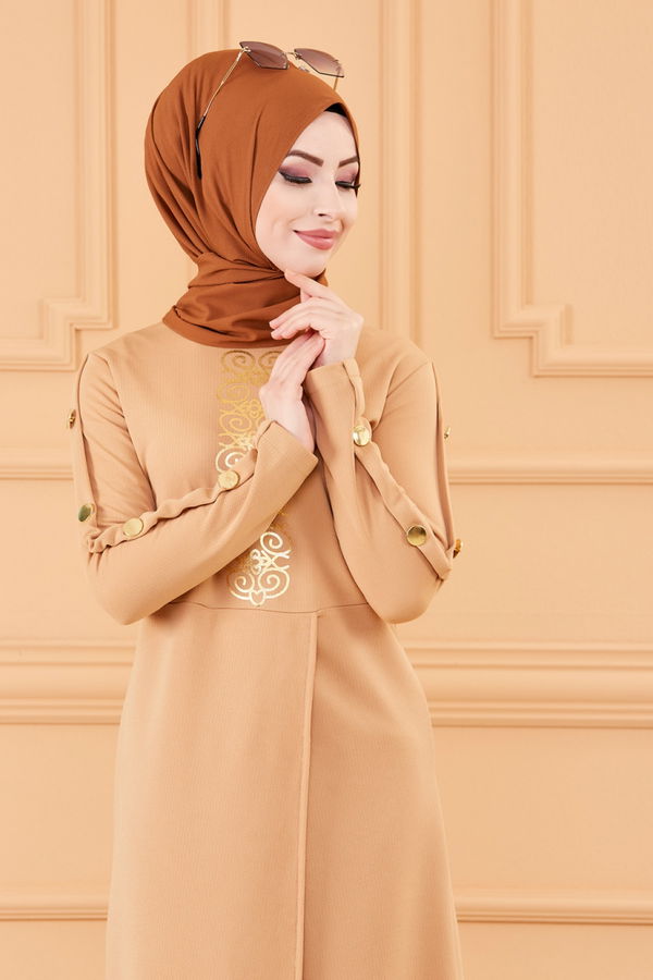 TUNIK PANTOLON Vizon - 3643 VİZON