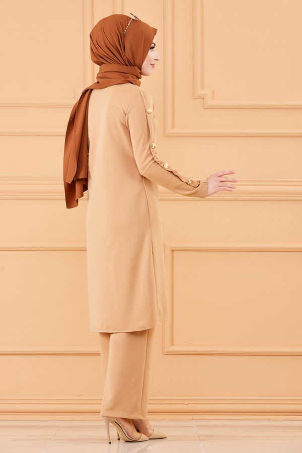 TUNIK PANTOLON Vizon - 3643 VİZON