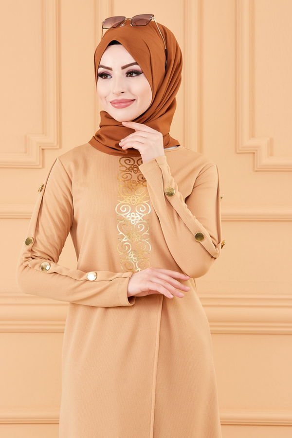 TUNIK PANTOLON Vizon - 3643 VİZON