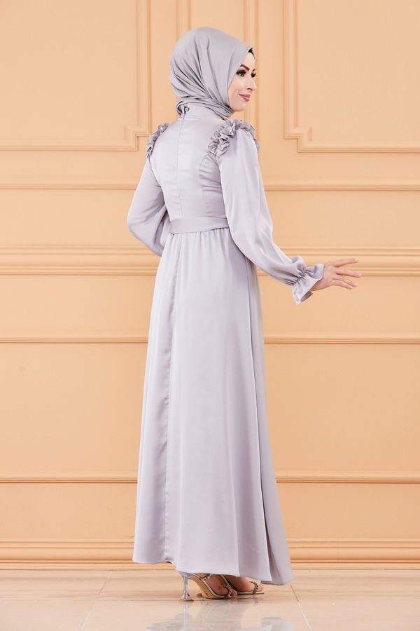 FIRFIR DET. ELBISE Gri - 20360 GRİ