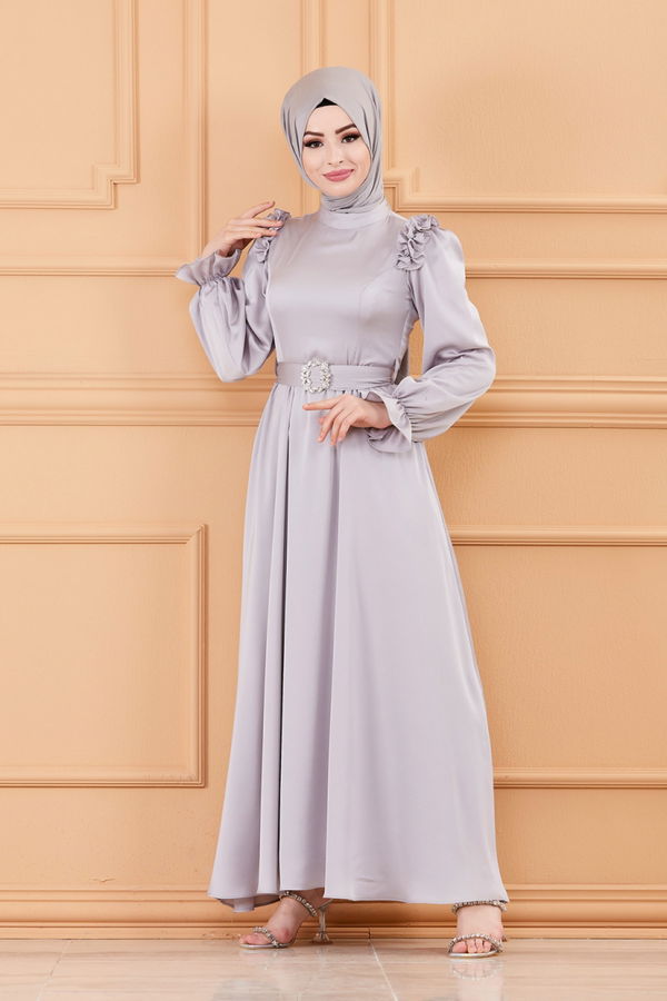 FIRFIR DET. ELBISE Gri - 20360 GRİ