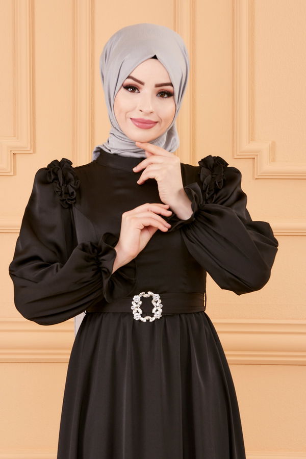 FIRFIR DET. ELBISE Siyah - 20360 SİYAH