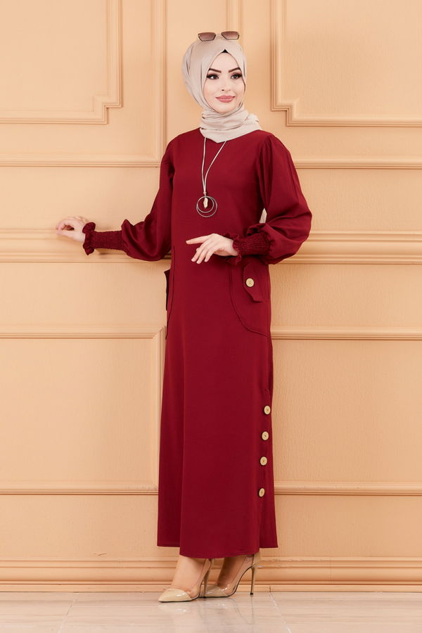 ELBISE Bordo - 3669