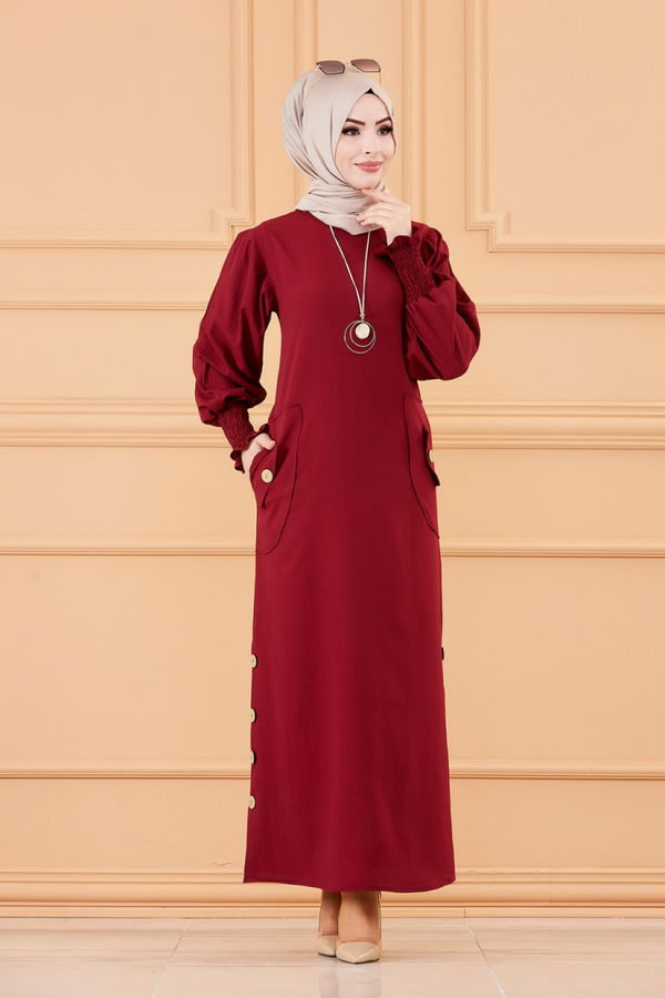 ELBISE Bordo - 3669