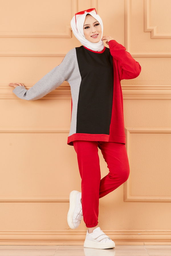 TUNIK PANTOLON Kırmızı - 8794 Kırmızı
