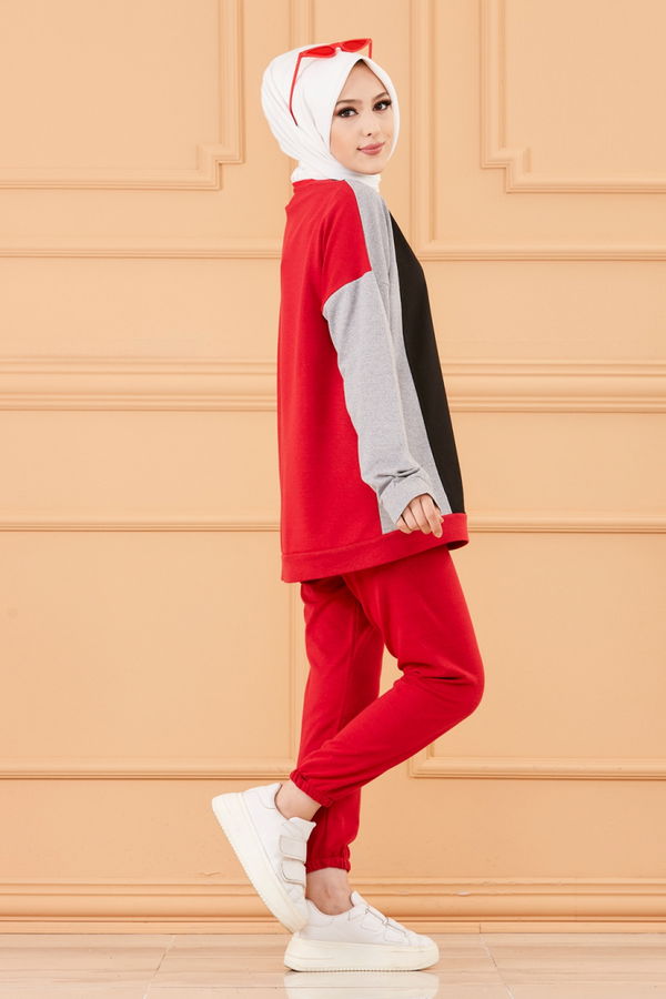 TUNIK PANTOLON Kırmızı - 8794 Kırmızı