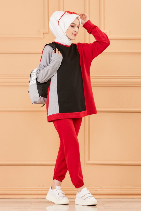TUNIK PANTOLON Kırmızı - 8794 Kırmızı