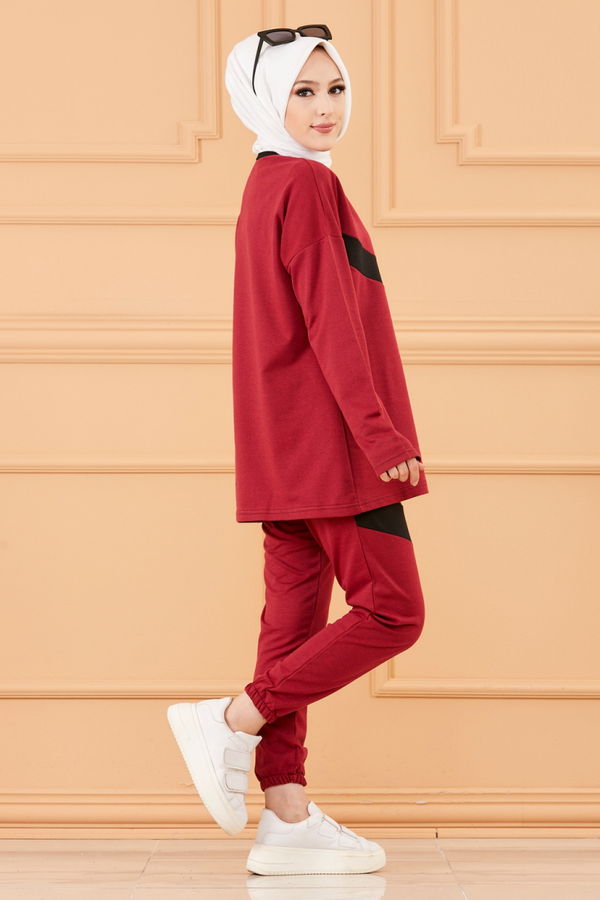 TUNIK PANTOLON Bordo - 8777