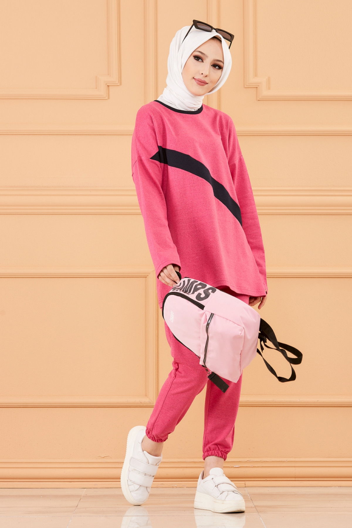 TUNIK PANTOLON Fuşya - 8777