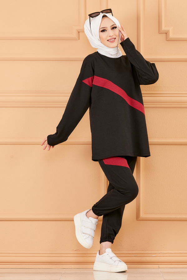 TUNIK PANTOLON Siyah - 8777 SİYAH