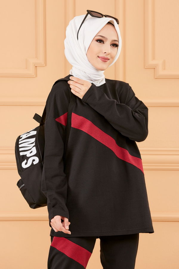 TUNIK PANTOLON Siyah - 8777 SİYAH