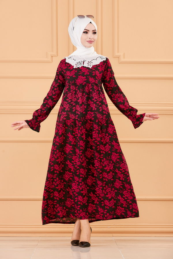 ELBISE Bordo - 3570