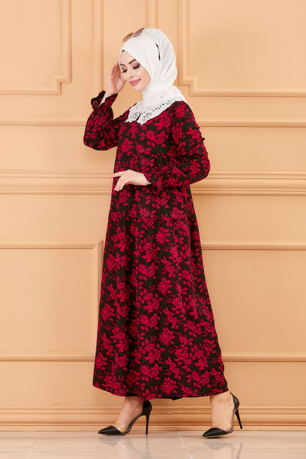 ELBISE Bordo - 3570