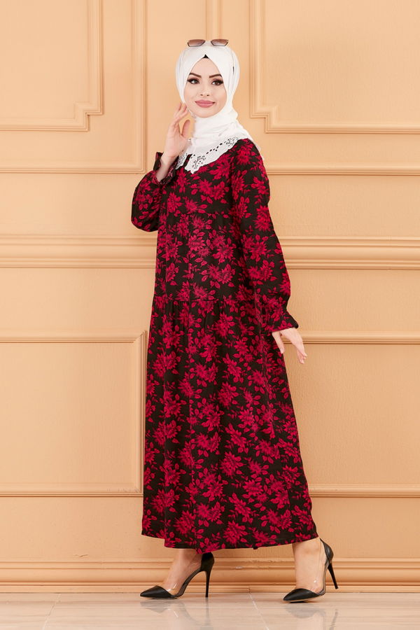 ELBISE Bordo - 3570