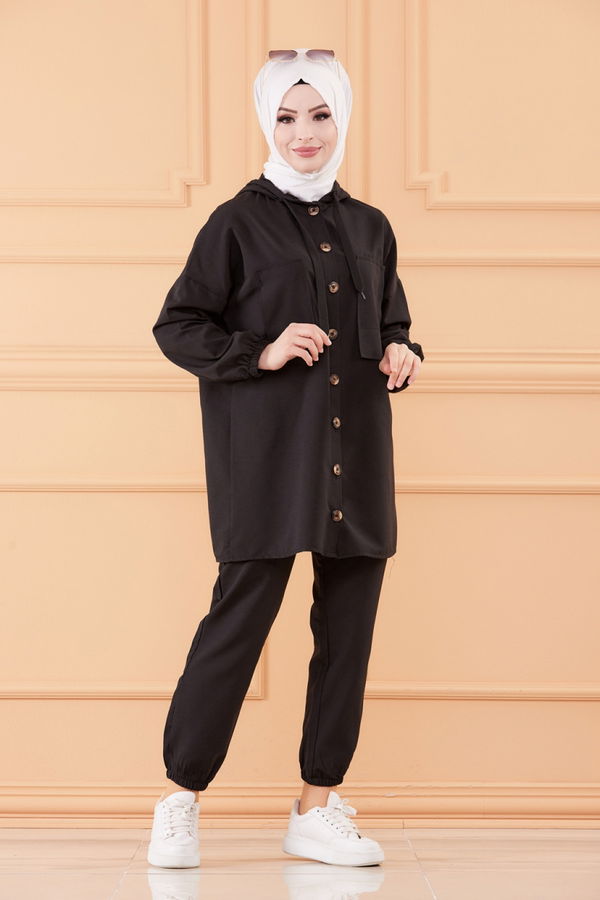 Tunık Pantolon Siyah - 3687