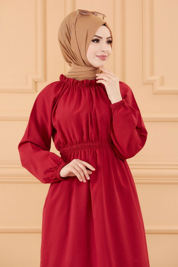 ELBISE Bordo - 3636 BORDO