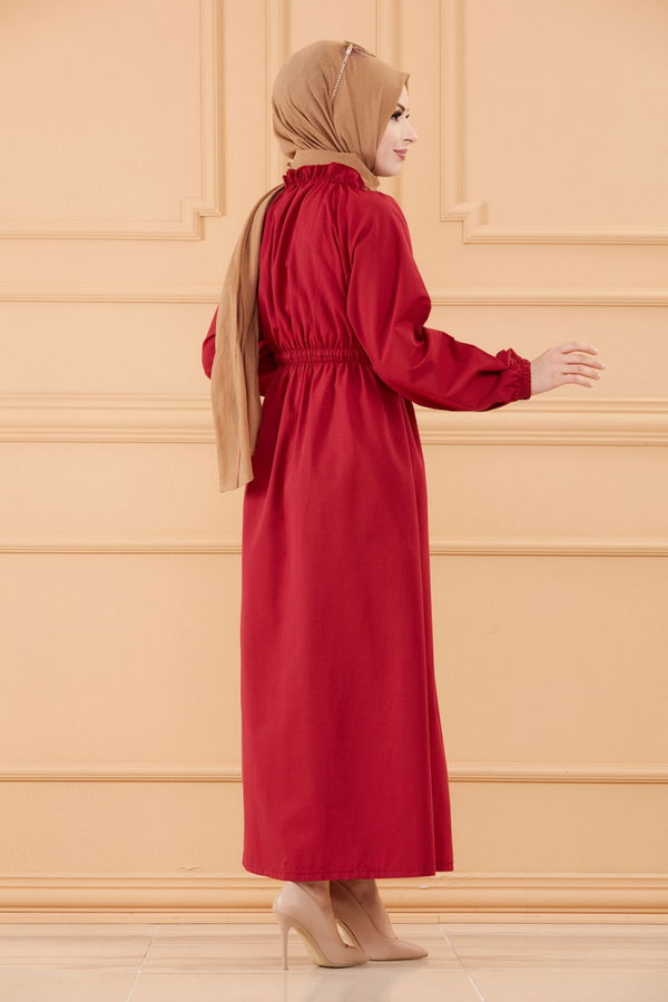ELBISE Bordo - 3636 BORDO
