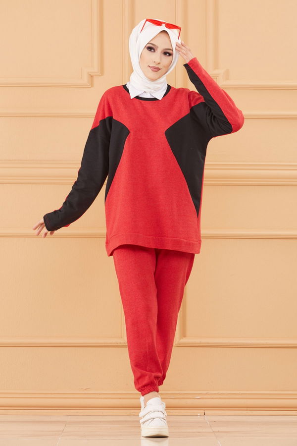 TUNIK PANTOLON Kırmızı - 8814 Kırmızı