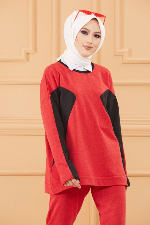 TUNIK PANTOLON Kırmızı - 8814 Kırmızı