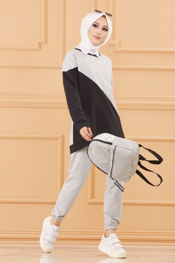 TUNIK PANTOLON Gri - 8820