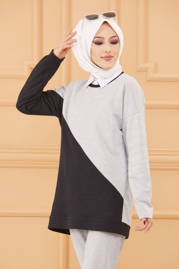 TUNIK PANTOLON Gri - 8820