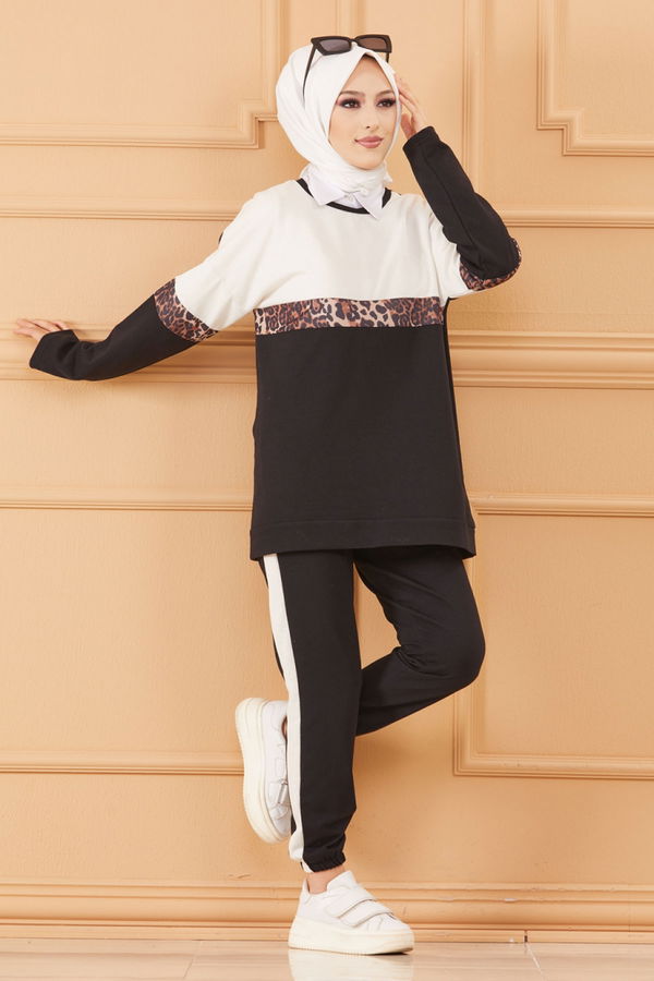 TUNIK PANTOLON Siyah - 8828 SİYAH