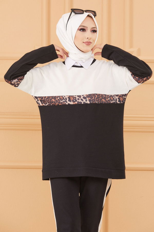 TUNIK PANTOLON Siyah - 8828 SİYAH
