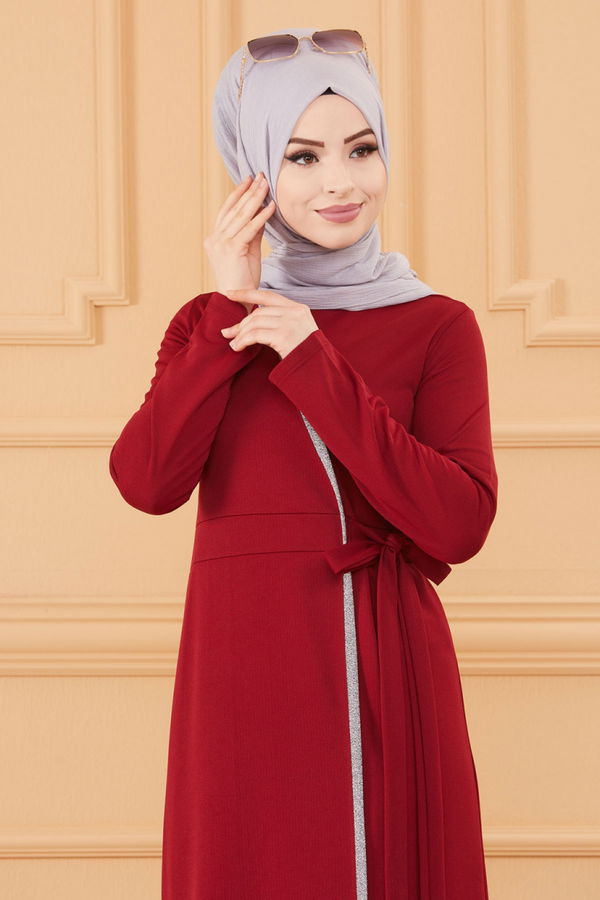 ELBISE Bordo - 3667