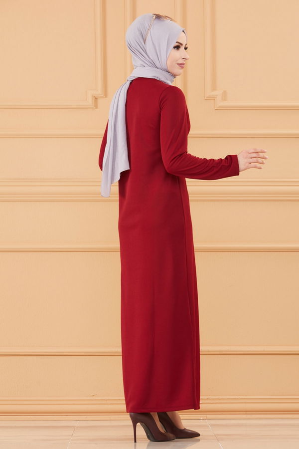 ELBISE Bordo - 3667