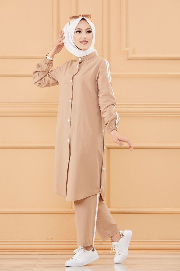 TUNIK PANTOLON Vizon - 3577