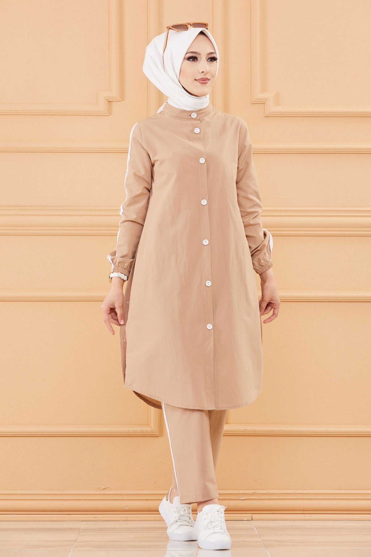 TUNIK PANTOLON Vizon - 3577