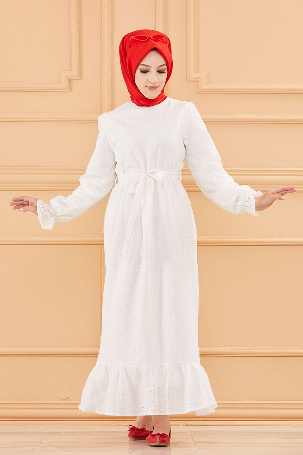ELBISE Beyaz - 20654 BEYAZ