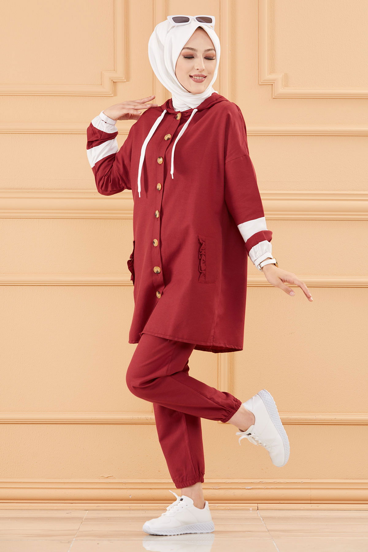 Tunık Pantolon Bordo - 3684 BORDO
