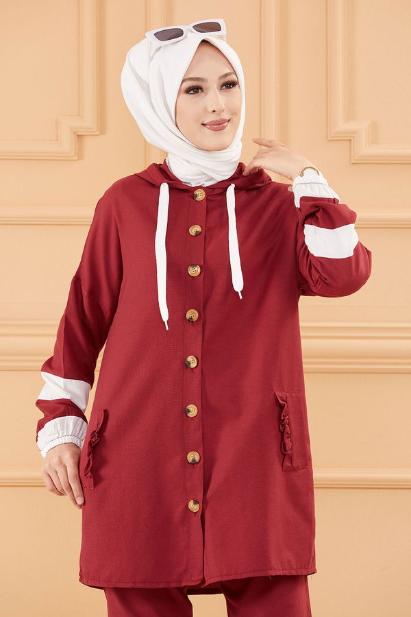 Tunık Pantolon Bordo - 3684 BORDO