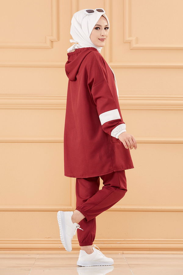 Tunık Pantolon Bordo - 3684 BORDO
