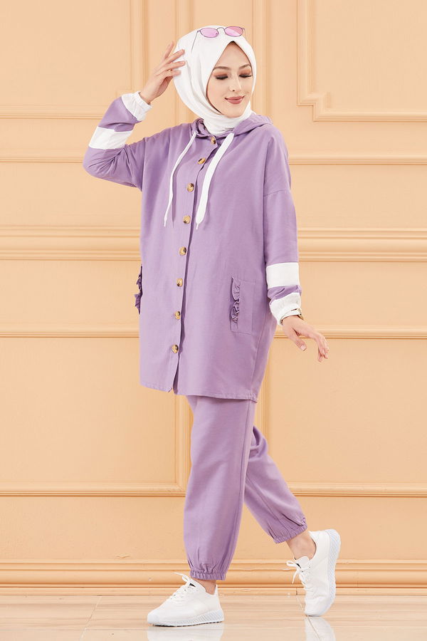 Tunık Pantolon Lila - 3684 LİLA