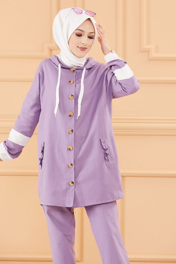 Tunık Pantolon Lila - 3684 LİLA