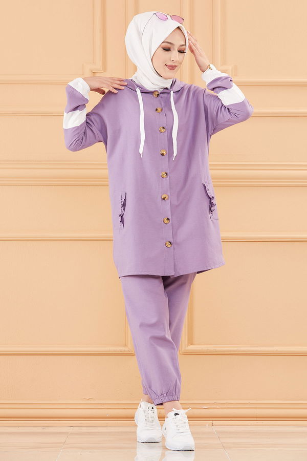 Tunık Pantolon Lila - 3684 LİLA