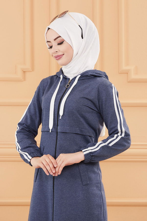 KAPSONLU KAP Lacivert - 3382 LACİVERT