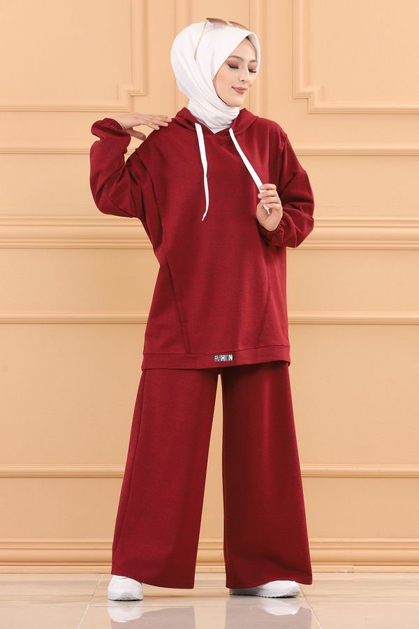TUNIK PANTOLON Bordo - 3704 BORDO