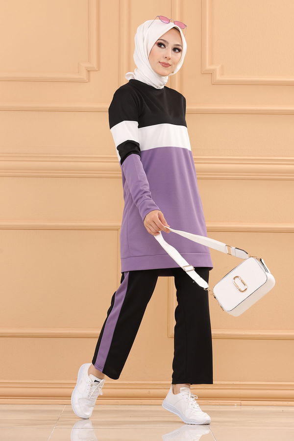 TUNIK PANTOLON Lila - 6570 LİLA