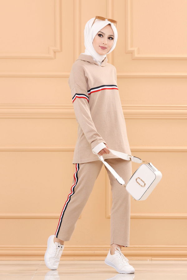 TUNIK PANTOLON Bej - 2796 BEJ