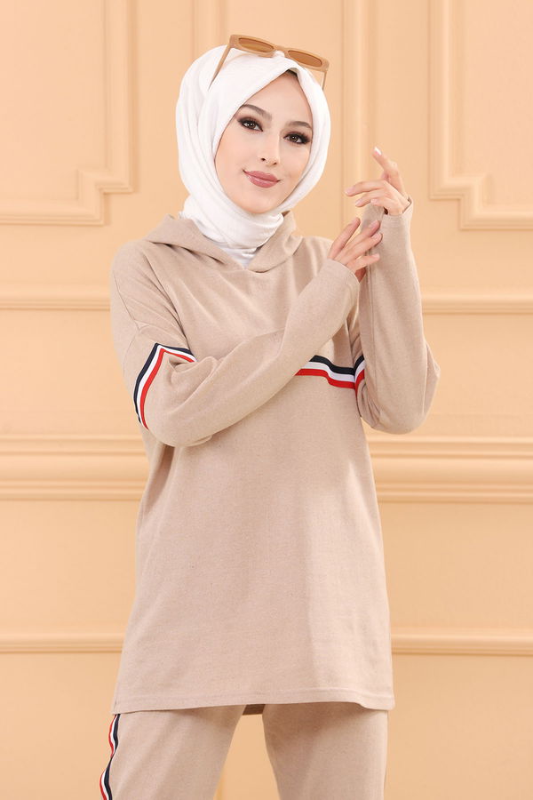 TUNIK PANTOLON Bej - 2796 BEJ
