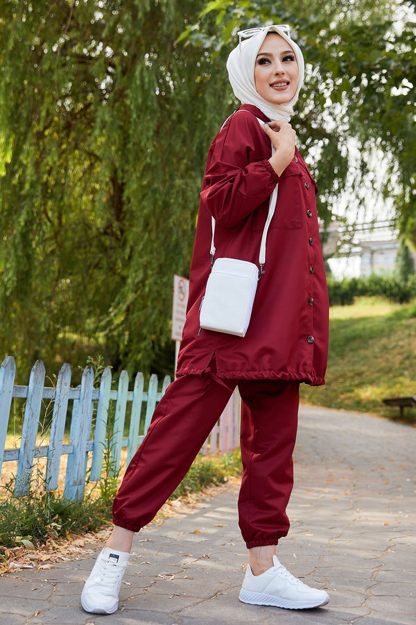 TUNIK PANTOLON Bordo - 3711 BORDO