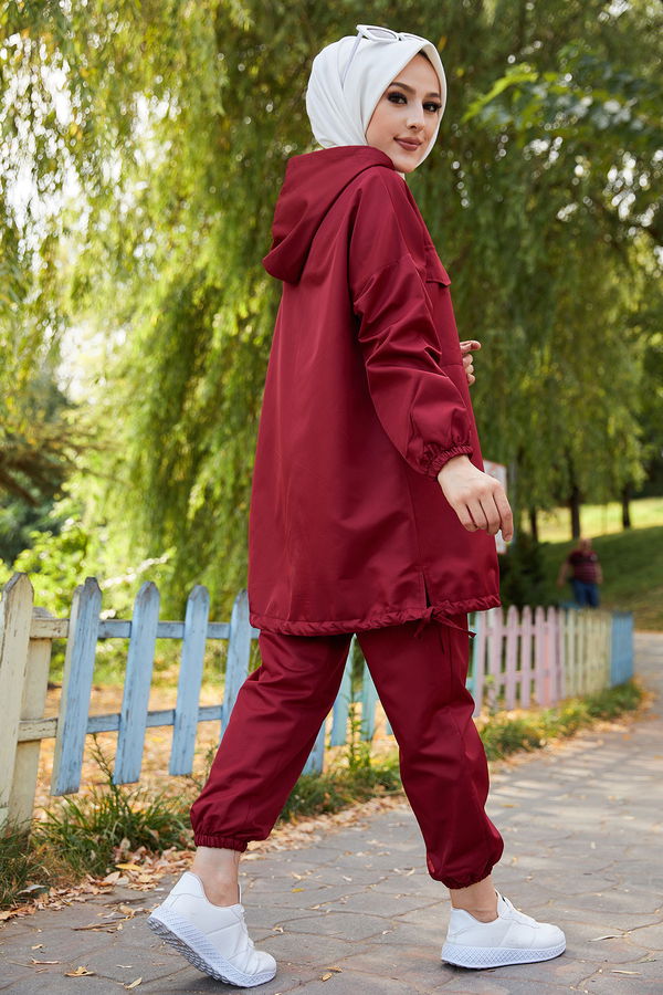 TUNIK PANTOLON Bordo - 3711 BORDO